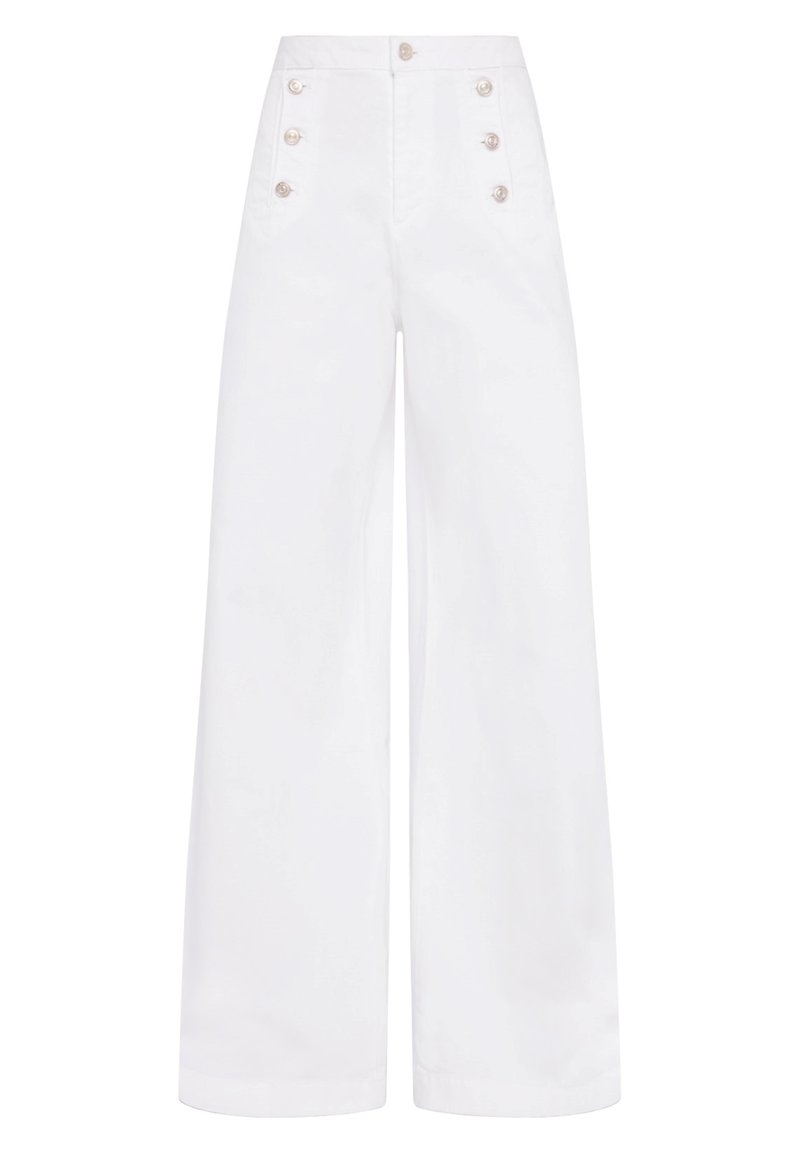 7 For All Mankind Flared Jeans wit denim/whitedenim