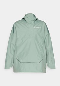 ANORAK - Waterproof jacket - silver green