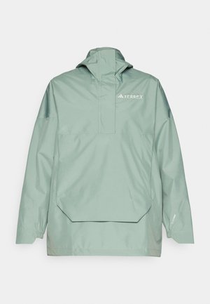 Adidas Terrex ANORAK - Waterproof jacket - silver green