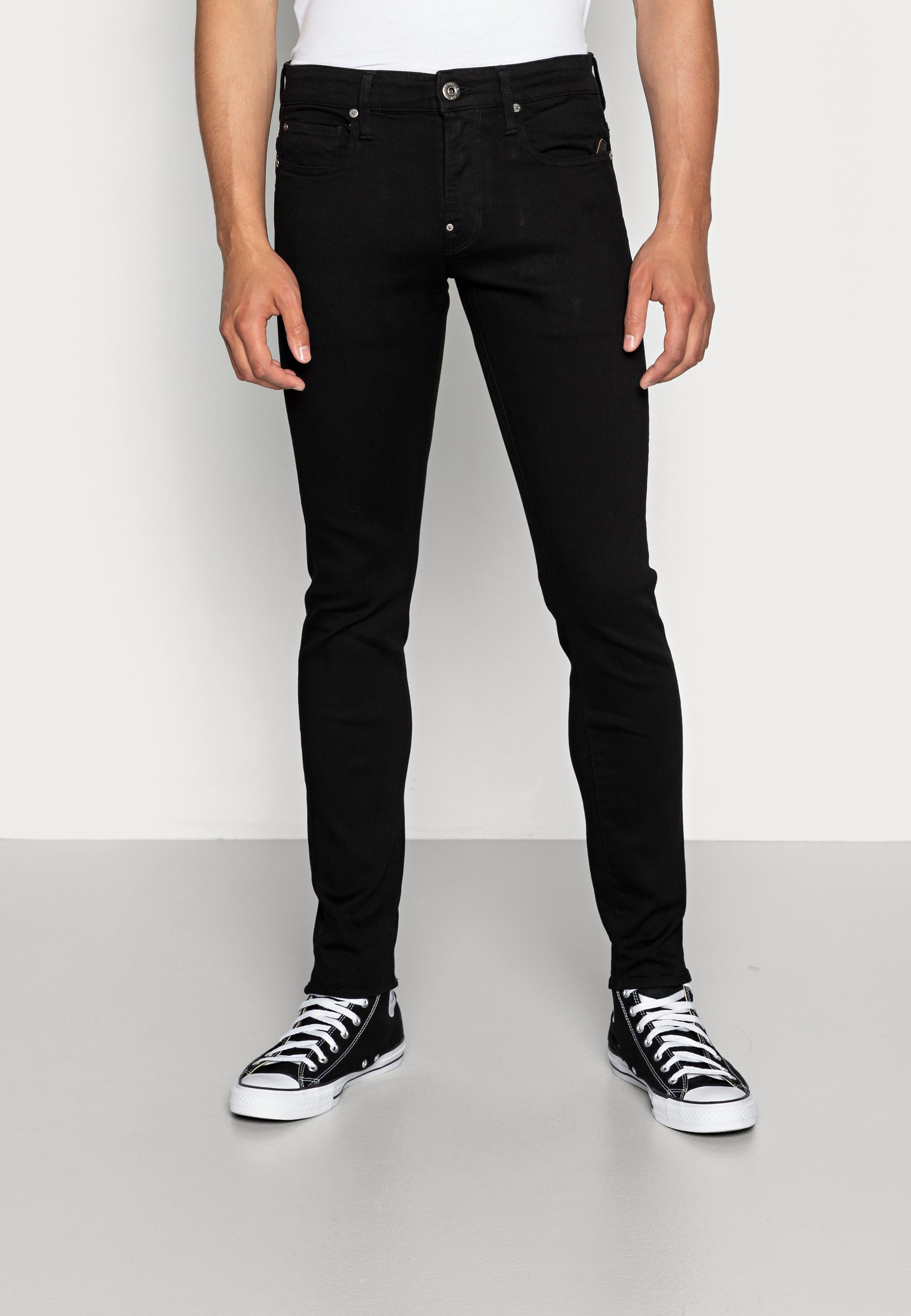 G-Star REVEND SKINNY FIT - Vaqueros pitillo - nero black/denim negro -  Zalando.es