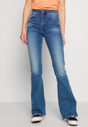 Vaqueros a campana - light-blue denim