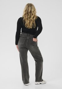 Kaffe Curve Široké džíny - medium grey denim