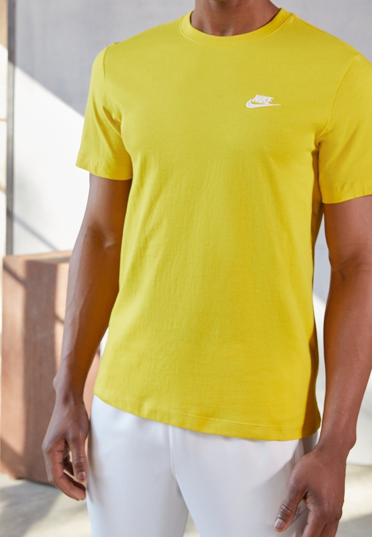 yellow nike air shirt