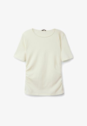 Tezenis, SHORT SLEEVE CRINKLE WITH GATHERING - Bluse - white