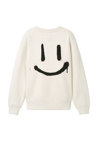 TOM TAILOR OVERSIZED - Melegítőfelső - greyish white