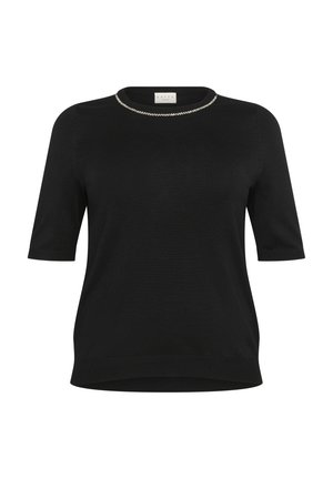 Kaffe Curve CARLA - T-shirt con stampa - black deep