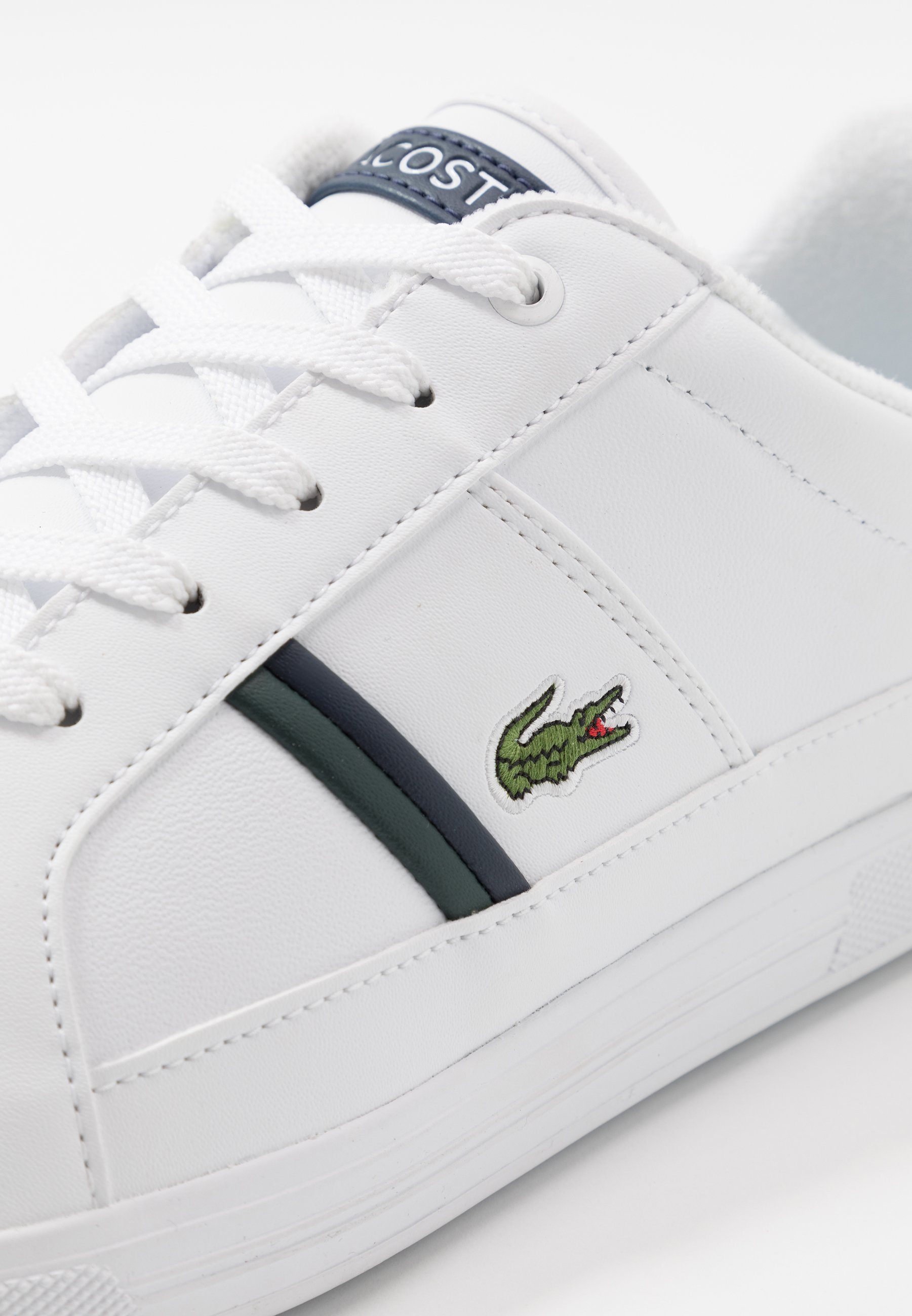 green lacoste trainers