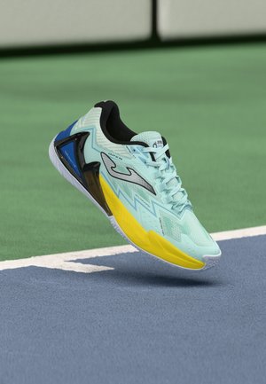 Joma OPEN - Παπούτσια πάντελ - light blue/yellow