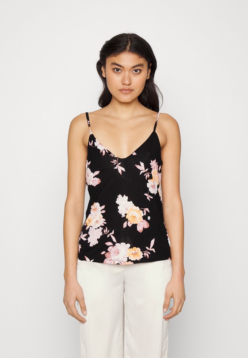 VILA VIKAMI CAMI Top black/schwarz Zalando.de