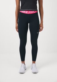 Nike Performance Leggings - black/aster pink/white