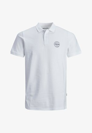 JJEGORDON SHARK - Polo shirt - white navy blazer