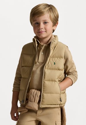 QUILTED DOWN GILET - Veste - vintage khaki