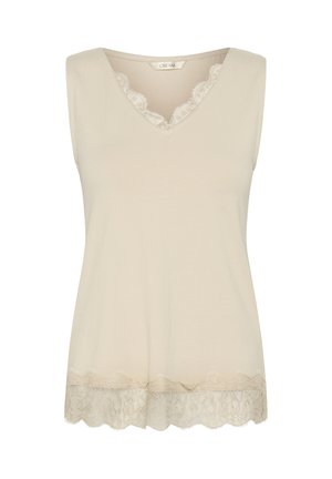 Cream, CRALVAIA JERSEY - Top - oatmeal