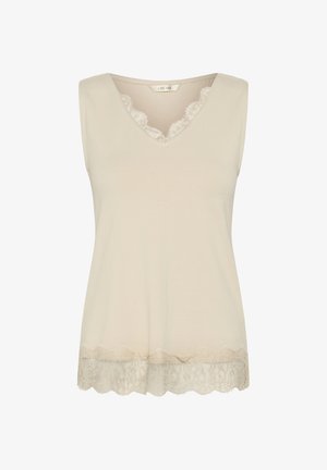 Cream, CRALVAIA JERSEY - Débardeur - oatmeal