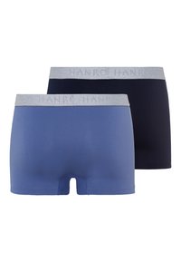 Hanro ESSENTIALS 2 PACK - Boxerkalsong - clematis blue/deep navy