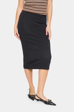 MILASZ SKIRT - Ceruzaszoknya - black