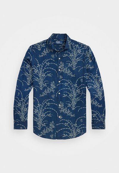 Polo Ralph Lauren CLASSIC FIT INDIGO FLORAL LINEN SHIRT - Chemise - dark blue/multi-coloured
