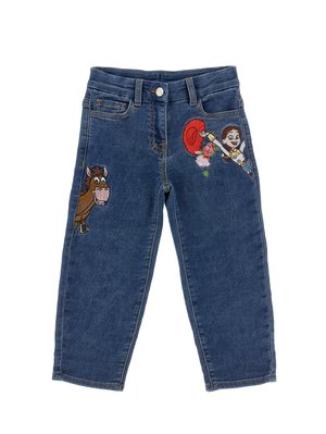 Monnalisa, Jeans a sigaretta - blue stone denim