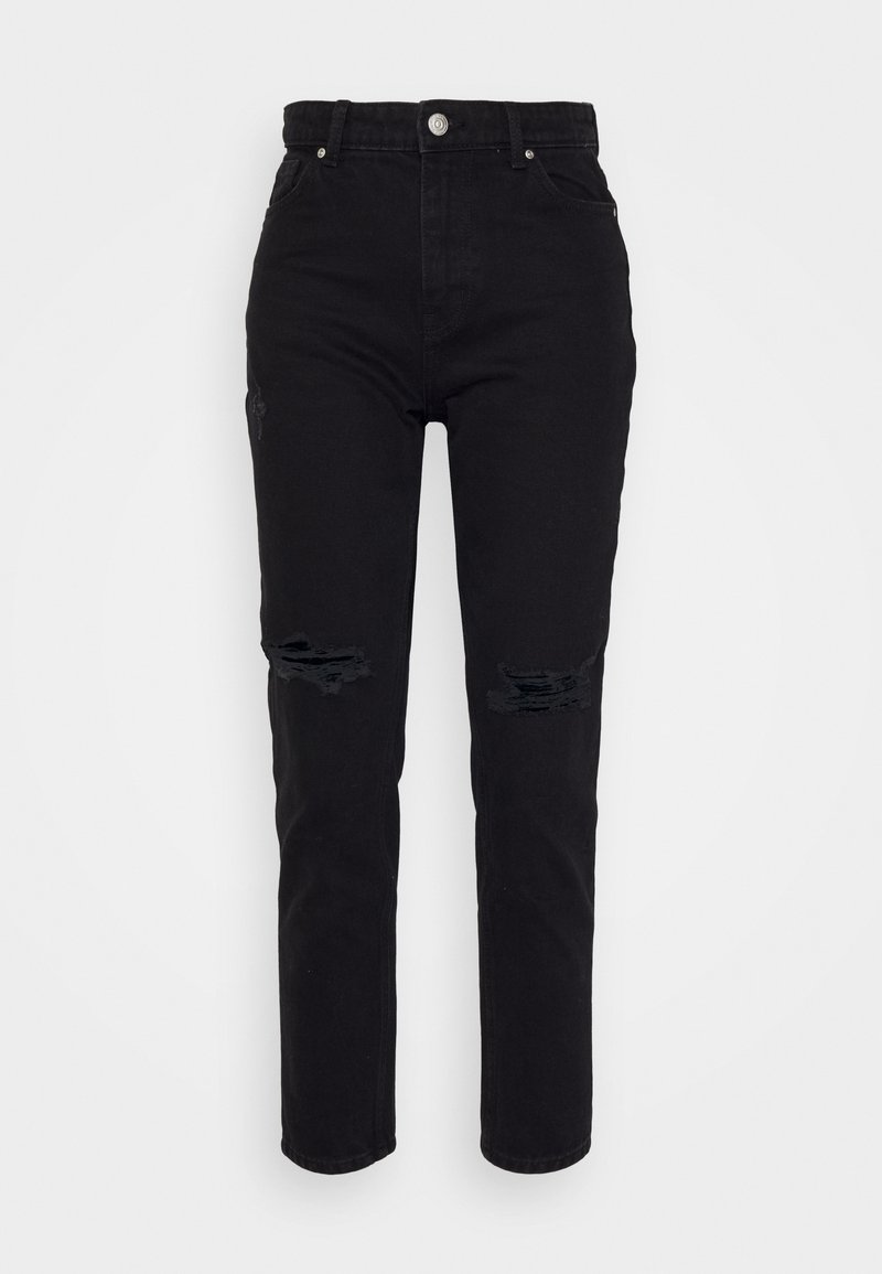 Only Petite Slim fit jeans zwart denim/blackdenim