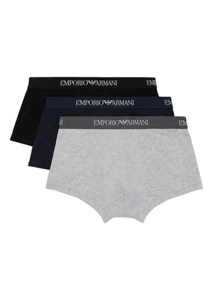 BOXER UOMO / MAN BOXER MENS KNIT 3PACK TRUNSEA BLUE - Trunks - marine/grg mel/nero/marine/melange grey/