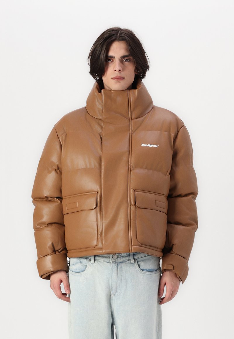 LOW LIGHTS STUDIOS® ORION PUFFER JACKET UNISEX - Winter jacket - brown