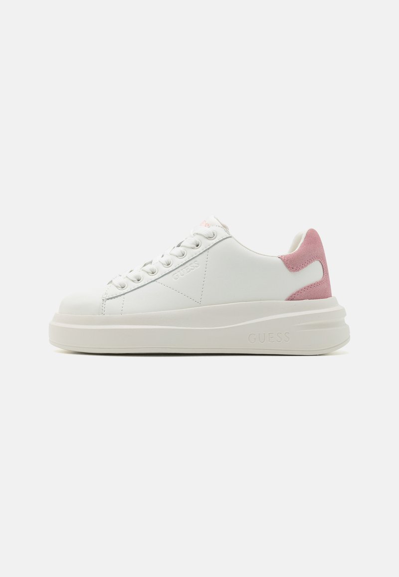 Guess ELBA - Sportbačiai - white/pink