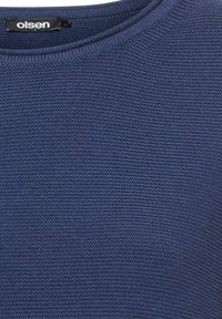 Olsen MIT RUNDHALSAUSSSCHNITT - Strickpullover - dunkelblau