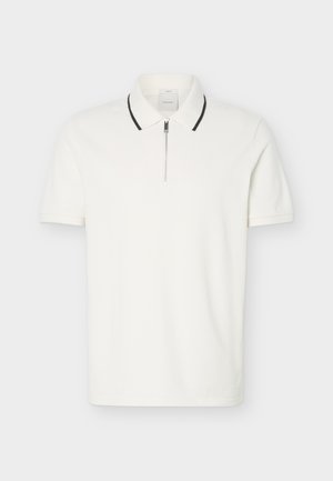 Calvin Klein, TIPPED ZIP D2 COLLECTION - Polosärk - tofu