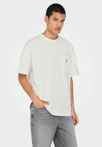 Only & Sons ONSKING - Basic T-shirt - cloud dancer
