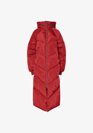 Pieces PCJOLIE LONG PUFFER JACKET - Winter coat - goji berry