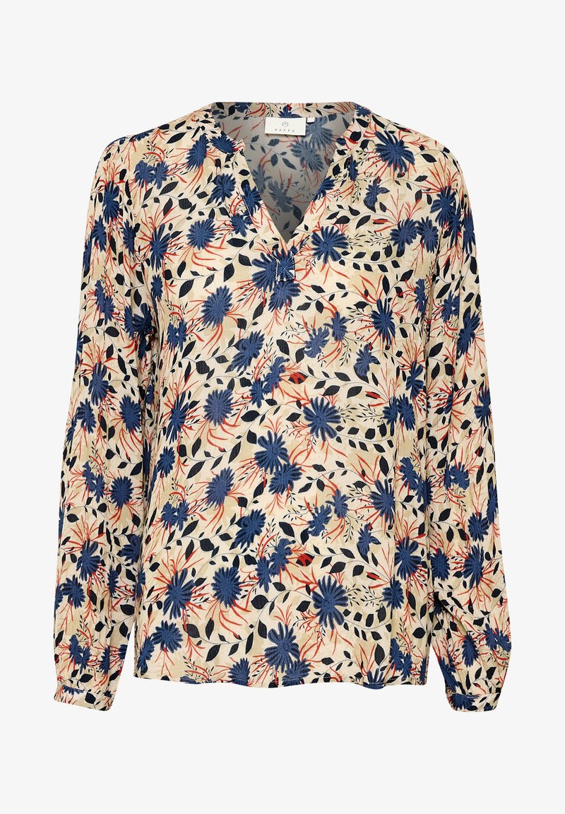 White And Blue Flower Pattern Dress White And Blue Flower Pattern Dress