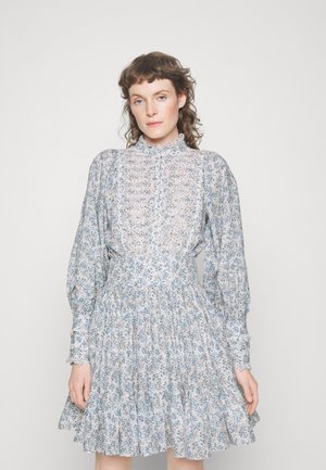 DRESS - Abito a camicia - light blue, white