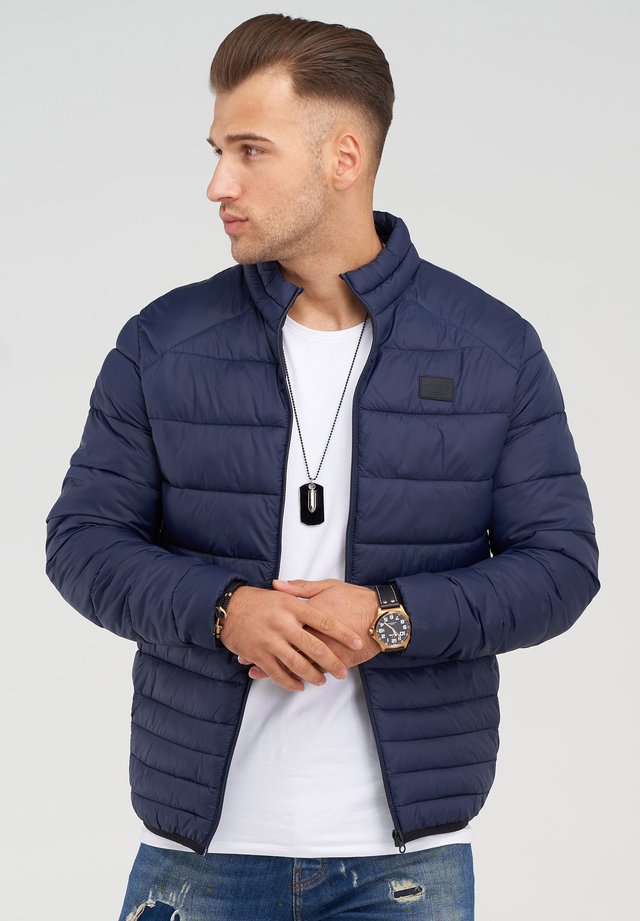 MIT STEHKRAGEN - Übergangsjacke - navy blazer