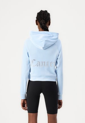 Juicy Couture CANCER MADISON HODDIE - Sweat zippé - light blue