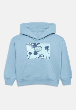 GAP, GRAPHIC HOOD - Huppari - blue stone