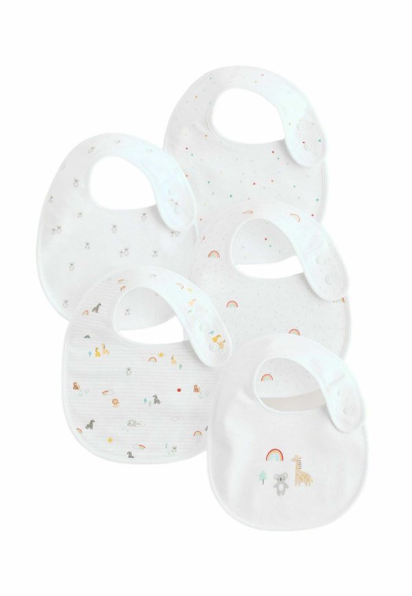 REGULAR FIT - ANIMAL  5 PACK . - Lätzchen