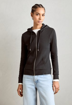 Zip-up sweatshirt - black