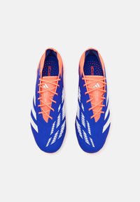adidas Performance PREDATOR ELITE FIRM GROUND - Scarpe da calcio per terreni duri - lucid blue/footwear white/solar red