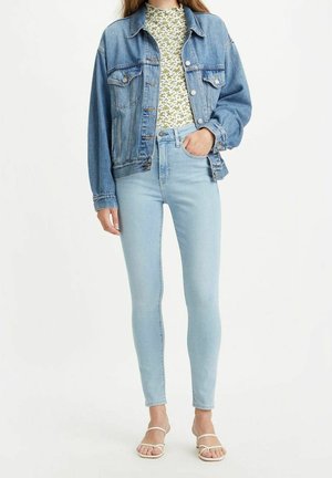 Jeans Skinny - mottled turquoise