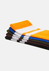 Jack & Jones JACFRANCIS TENNIS 5 PACK - Sokken - vineyard wine/green/marmalade/nautical blue/black