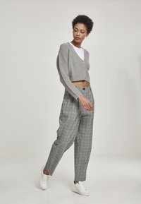 Urban Classics LADIES SHORT CARDIGAN - Adīta jaka - light grey