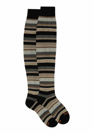 PARIGINA RIGHE - Calze parigine - nero panna