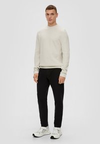 QS MET GARMENT WASH - Trui - wollweiß