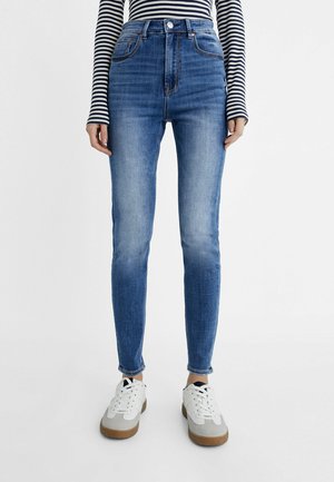 MIT SEHR HOHEM BUND - Džínsy skinny fit - moon washed