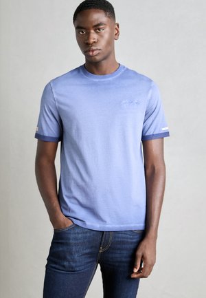Scotch & Soda LEFT CHEST ARTWORK - Basic T-shirt - navy blue