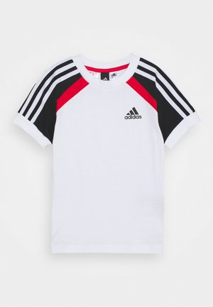 adidas Performance, BOLD TEE - Camiseta estampada - white/black