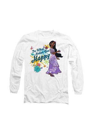 DO WHAT MAKES YOU HAPPY - Long sleeved top - white