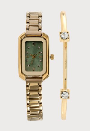 Anna Field, SET - Hodinky - gold-coloured/green