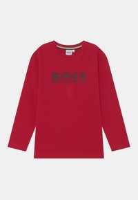 BOSS Kidswear Langarmshirt - red