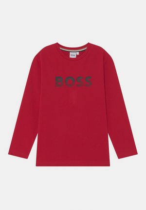 BOSS Kidswear Top s dlouhým rukávem - red